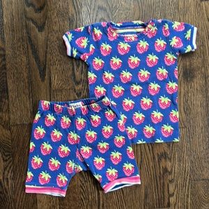 Hatley strawberry pajamas 2T